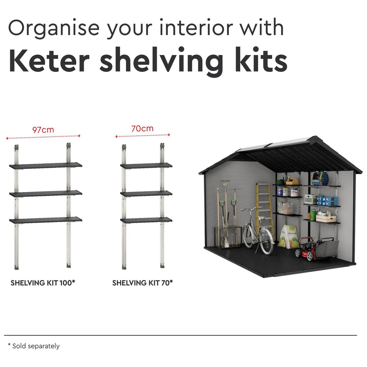 Premier Apex Plastic Shed 2.3m x 3.5m