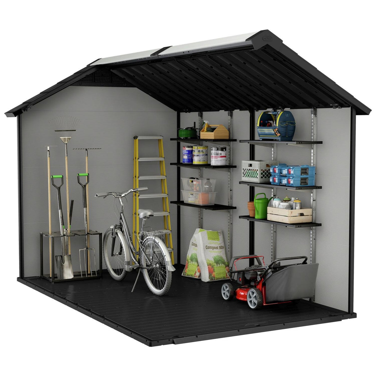 Premier Apex Plastic Shed 2.3m x 3.5m