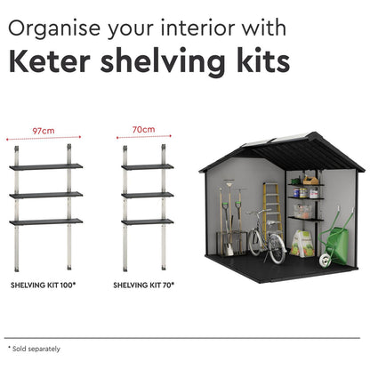 Premier Apex Plastic Shed 2.3m x 2.7m