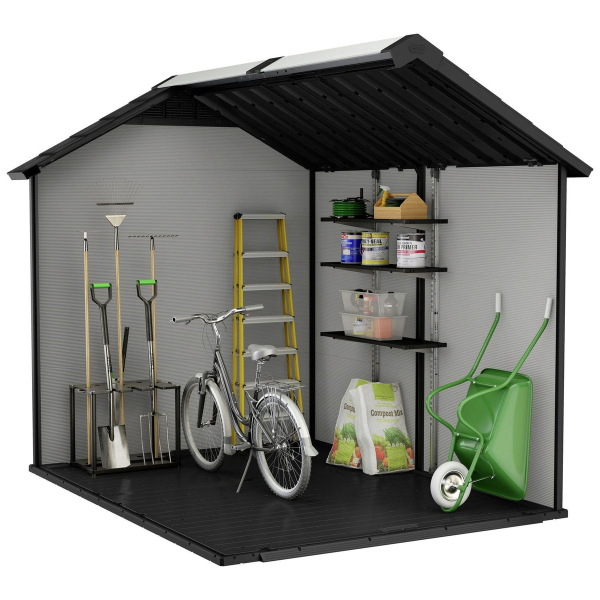 Premier Apex Plastic Shed 2.3m x 2.7m