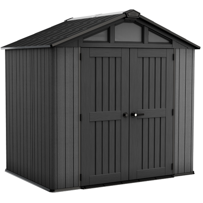 Stronghold Square Evotech Composite Garden Shed 2.5m x 2.3m Grey