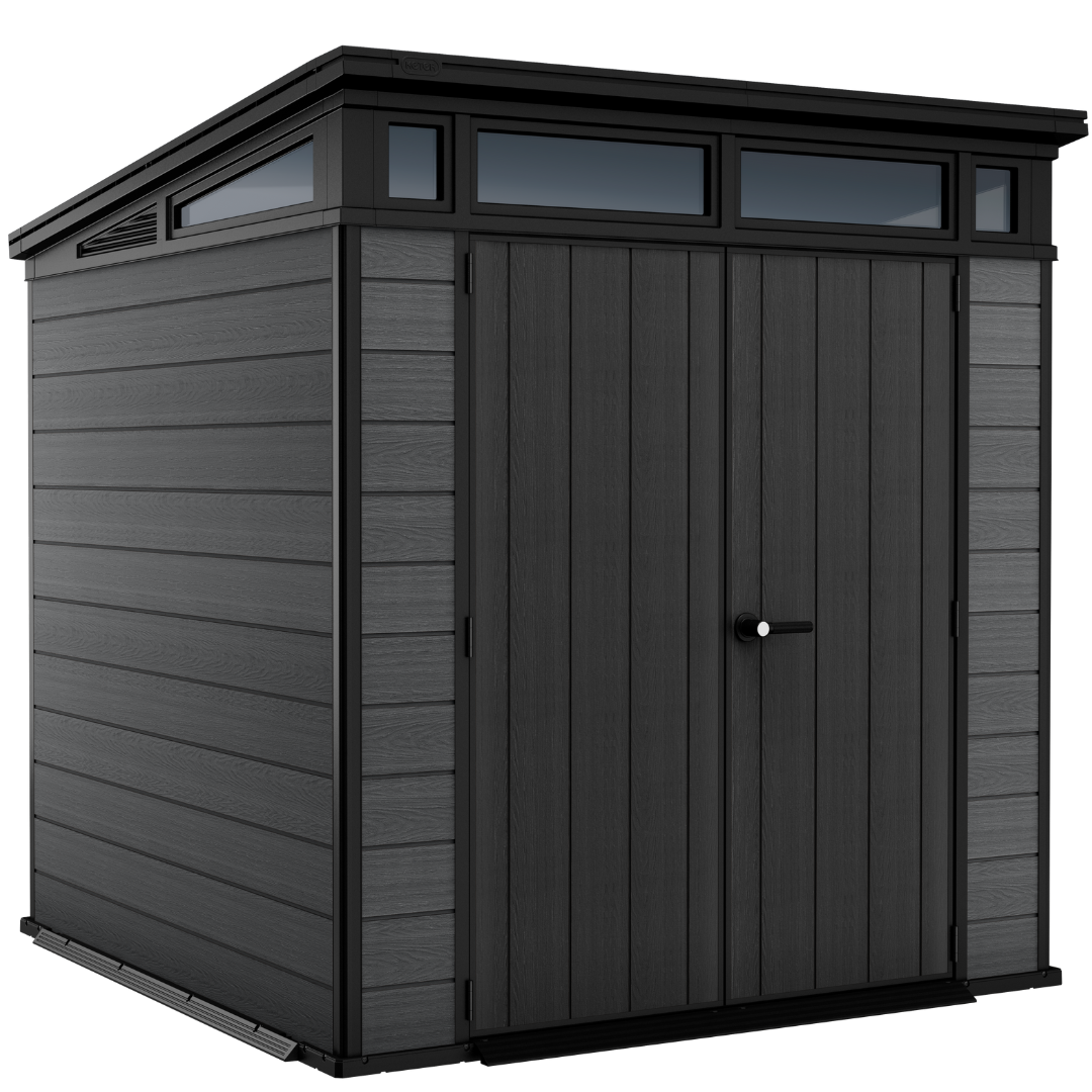 Cortina Square Evotech Composite Garden Shed 2.1m x 2.1m