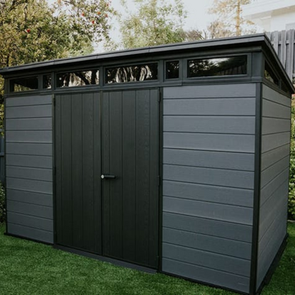 Cortina Rectangular Evotech Composite Garden Shed 3.4m x 2.1m