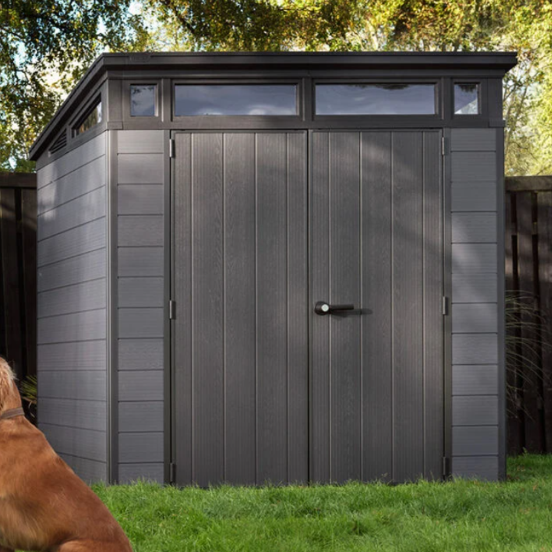 Cortina Square Evotech Composite Garden Shed 2.1m x 2.1m