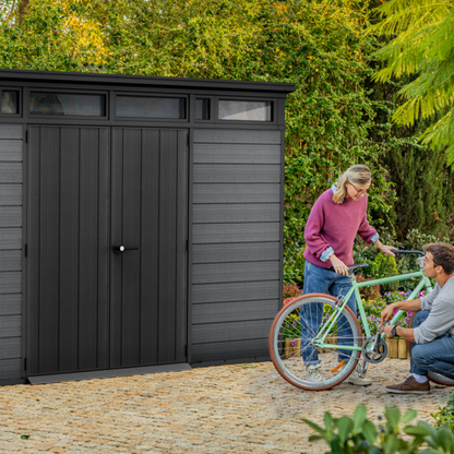Cortina Rectangular Evotech Composite Garden Shed 3.4m x 2.1m