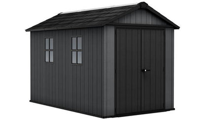Newton Plus Apex Plastic Shed 2.3m x 3.4m Grey