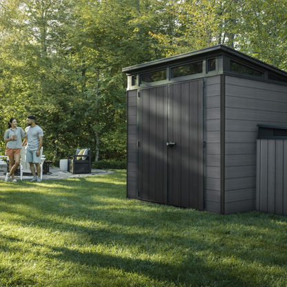Cortina Square Evotech Composite Garden Shed 2.1m x 2.1m