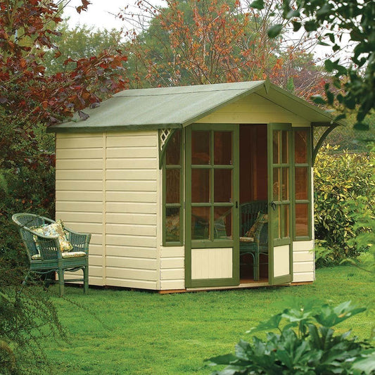 Rowlinson Eaton Wooden Summerhouse 2.1m x 2.1m Natural
