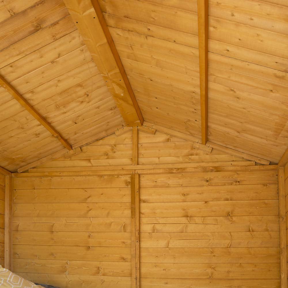 Rowlinson Eaton Wooden Summerhouse 2.1m x 2.1m Natural