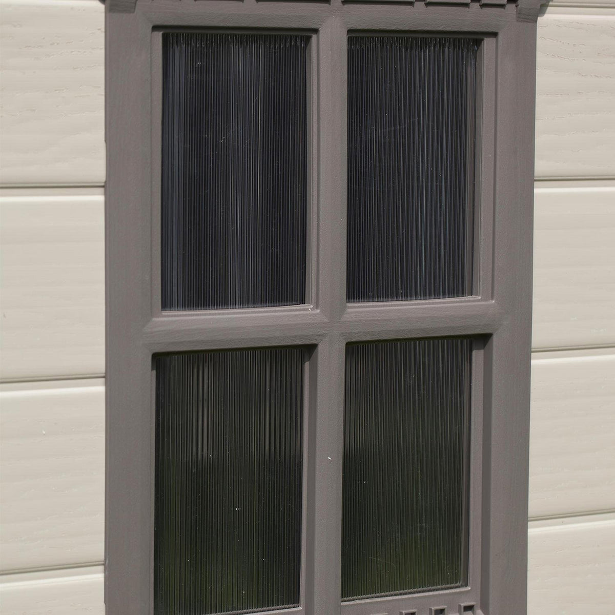 Factor Apex Plastic Garden Shed 1.8m x 1.8m