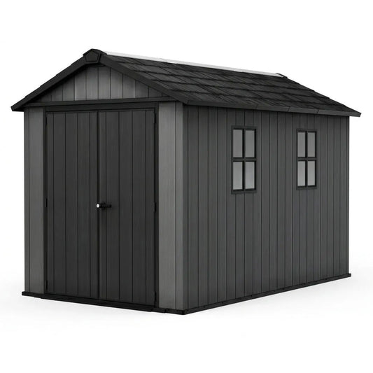 Keter Newton Plus Side Entry Plastic Shed 3.4m x 2.3m Graphite