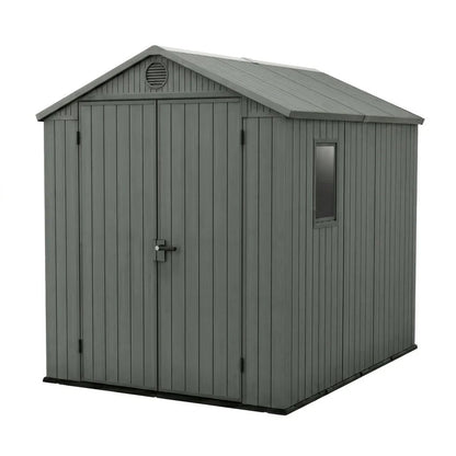 Keter Darwin Plastic Garden Shed 1.8m x 2.4m Green