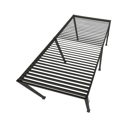 NOVA TITAN Rectangular Aluminium Louvered Pergola 6m x 3m Grey