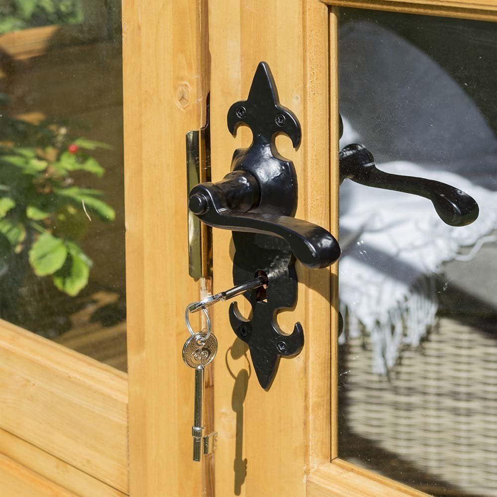 Rowlinson Chatsworth Wooden Summerhouse Honey Brown