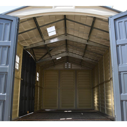 Duramax Apex Pro Rectangular Vinyl Garden Shed 4.8m x 2.5m 40216
