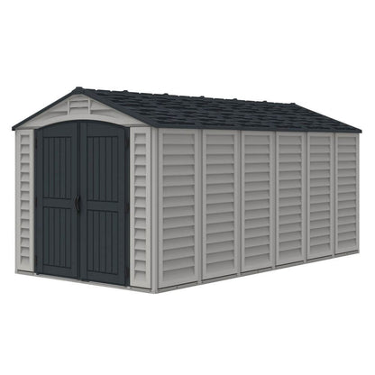 Duramax Apex Pro Rectangular Vinyl Garden Shed 4.8m x 2.5m 40216