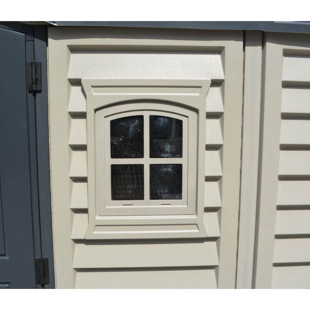 Duramax Apex Pro Rectangular Vinyl Garden Shed 4.8m x 2.5m 40216