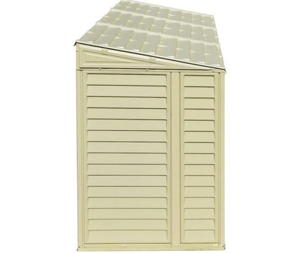 Duramax Sidemate Lean To Plastic Shed 1.2m x 2.4m Ivory
