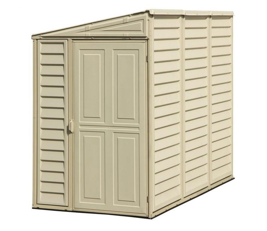 Duramax Sidemate Lean To Plastic Shed 1.2m x 2.4m Ivory