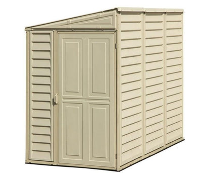 Duramax Sidemate Lean To Plastic Shed 1.2m x 2.4m Ivory