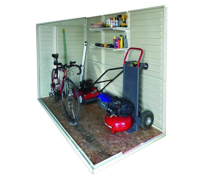 Duramax Sidemate Lean To Plastic Shed 1.2m x 2.4m Ivory
