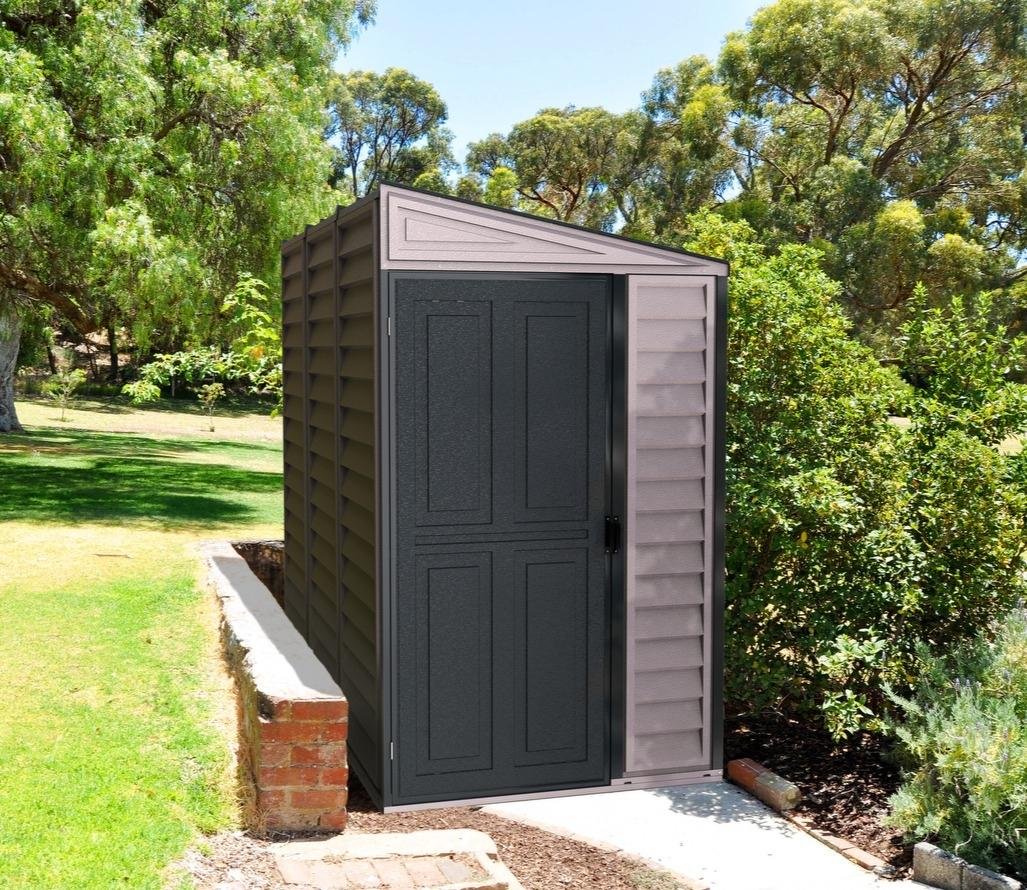 Duramax Sidemate Plus Lean To Plastic Shed 1.2m x 2.4m Adobe