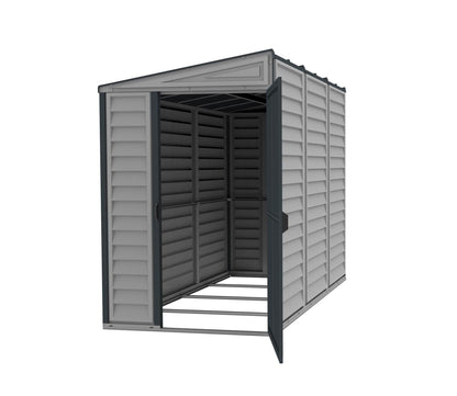 Duramax Sidemate Plus Lean To Plastic Shed 1.2m x 2.4m Adobe