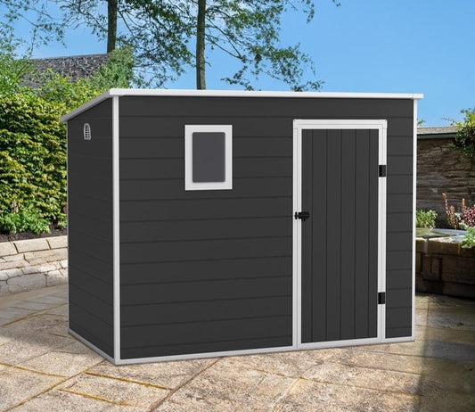 Lotus Sheds Oxonia Pent Plastic Shed 1.3m x 2.4m