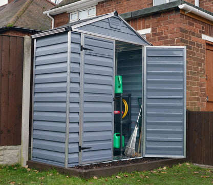 Palram Canopia Skylight Apex Plastic Shed 1.9m x 0.9m Anthracite