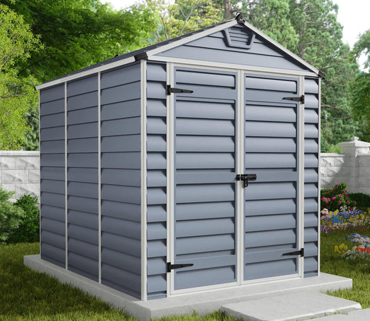 Palram Canopia Skylight Apex Plastic Shed 1.9m x 2.3m Anthracite