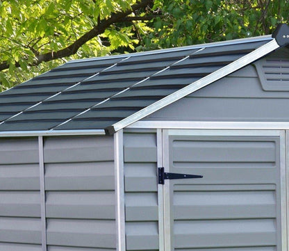 Palram Canopia Skylight Apex Plastic Shed 1.9m x 3.8m Anthracite