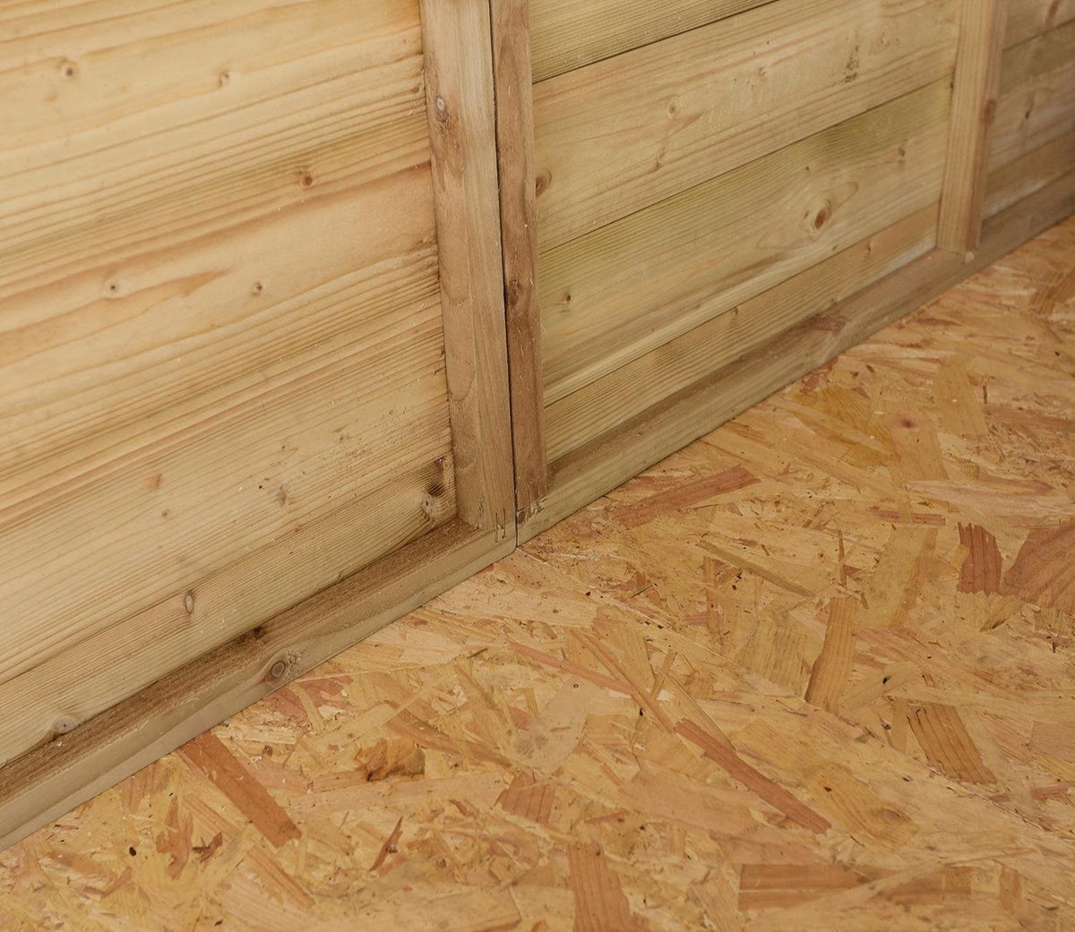 Rowlinson Shiplap Apex Wooden Shed 1.9m x 2.4m