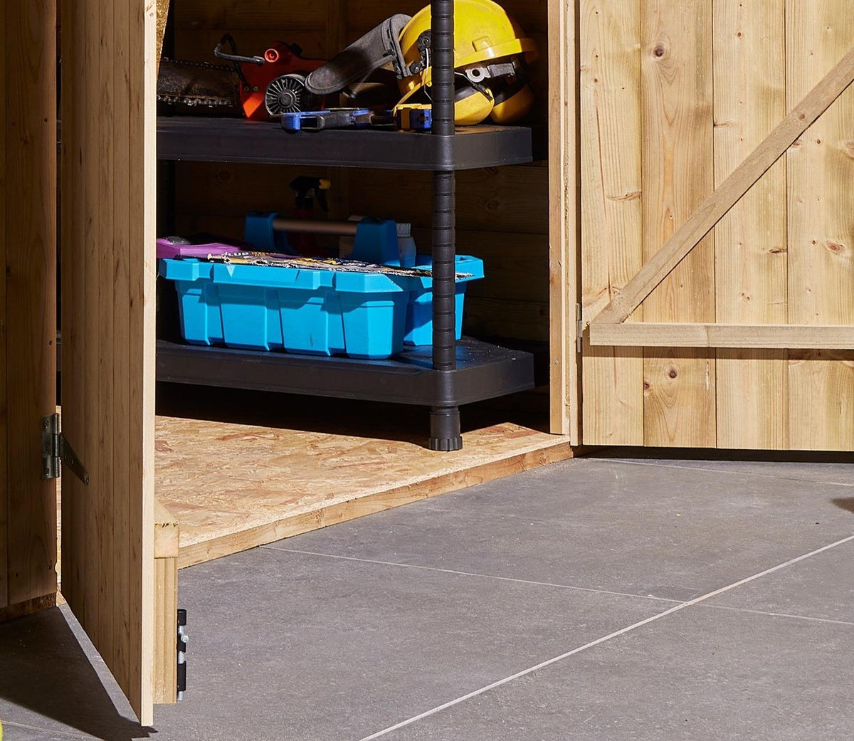 Rowlinson Shiplap Apex Wooden Shed 1.9m x 2.4m