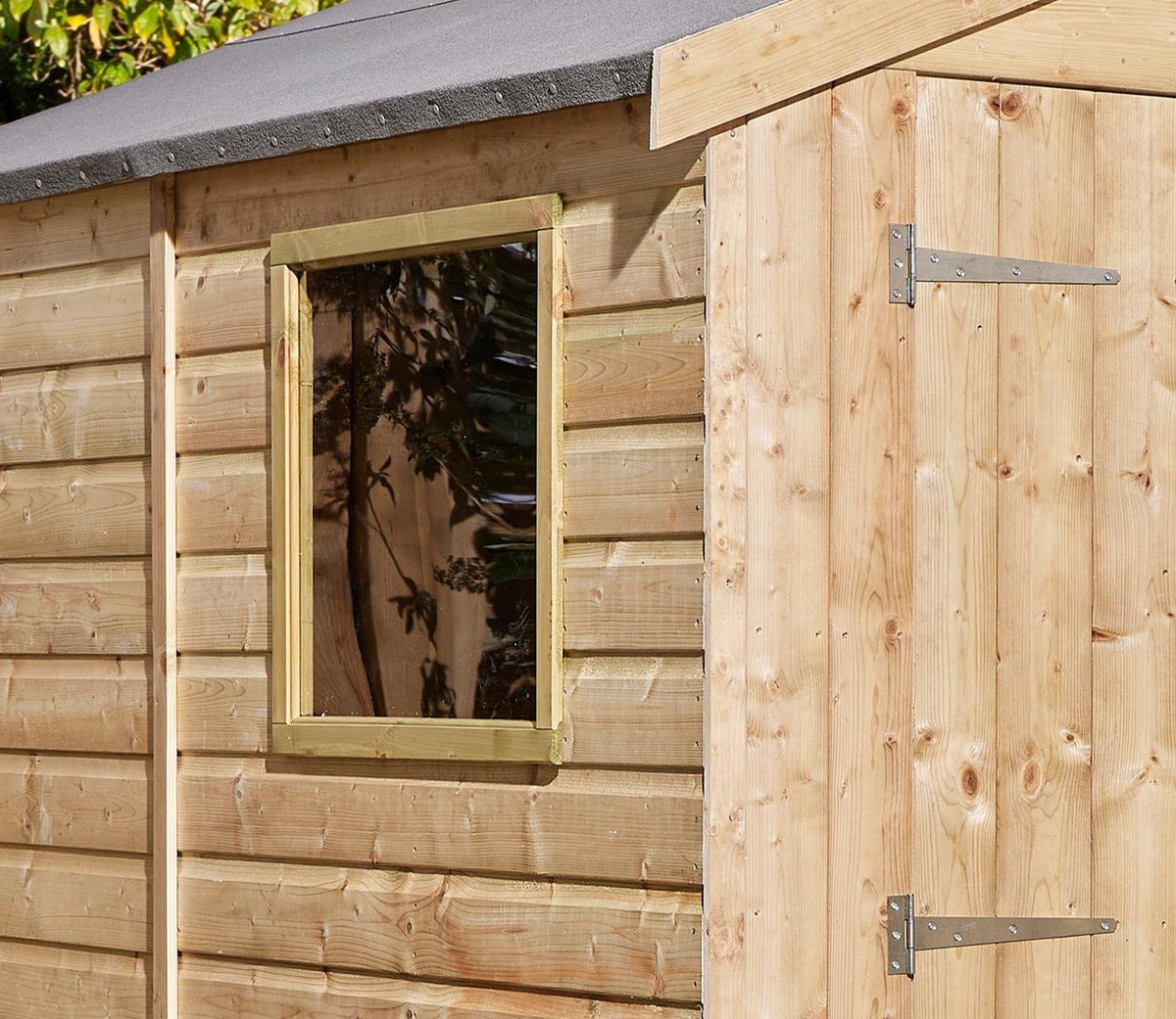Rowlinson Shiplap Apex Wooden Shed 1.9m x 2.4m