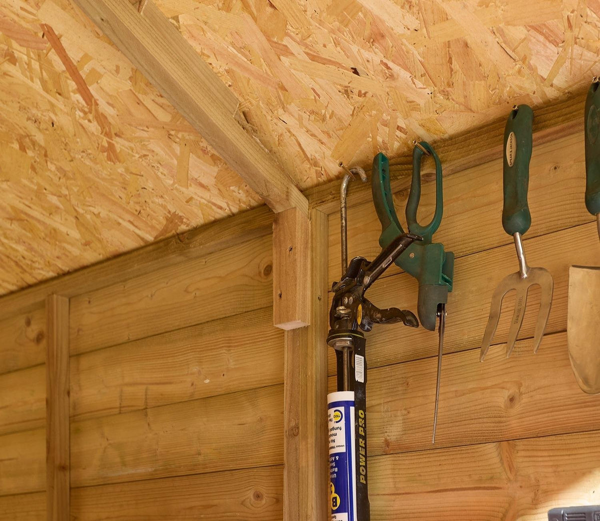 Rowlinson Shiplap Apex Wooden Shed 1.9m x 2.4m