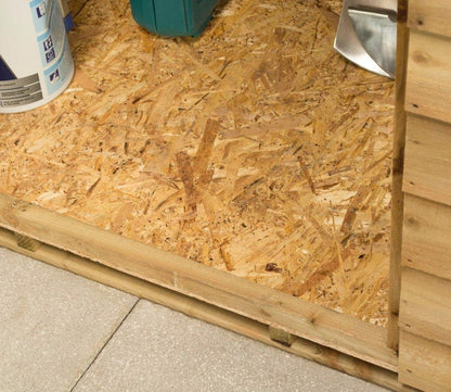 Rowlinson Overlap Wooden Shed 1.3m x 0.9m