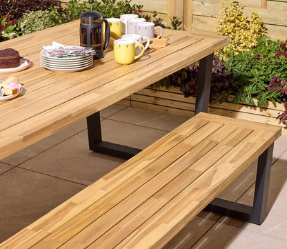Rowlinson Stockholm 6 Seat Wooden Dining Set STOSET6