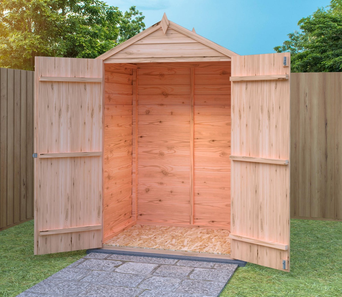 Shire Overlap Wooden Shed 1.2m x 0.9m