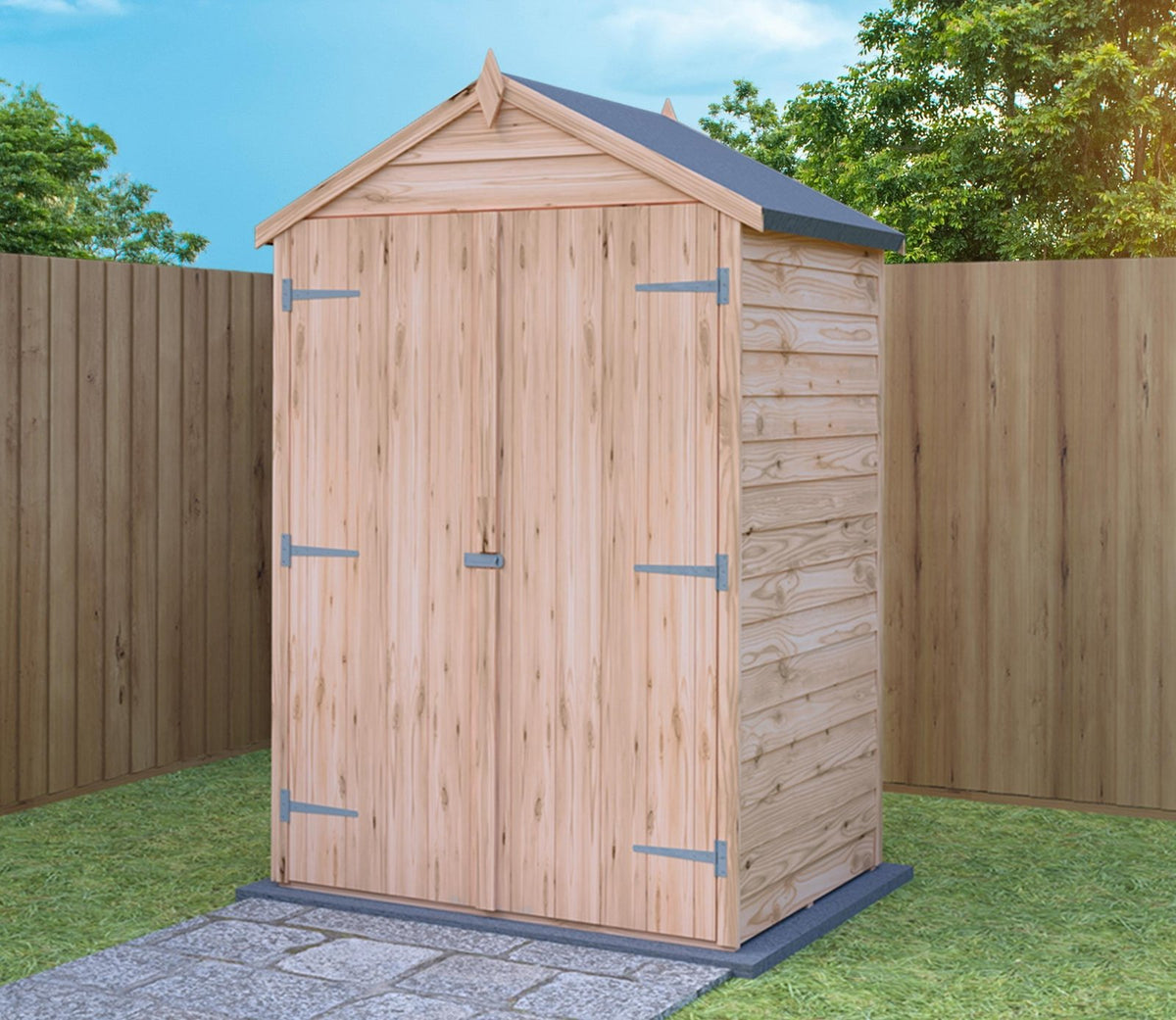 Shire Overlap Wooden Shed 1.2m x 0.9m