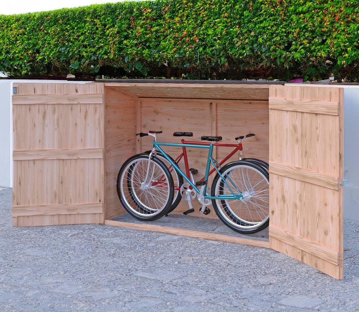 Shire Pent Wooden Bike Store 1.9m x 0.8m
