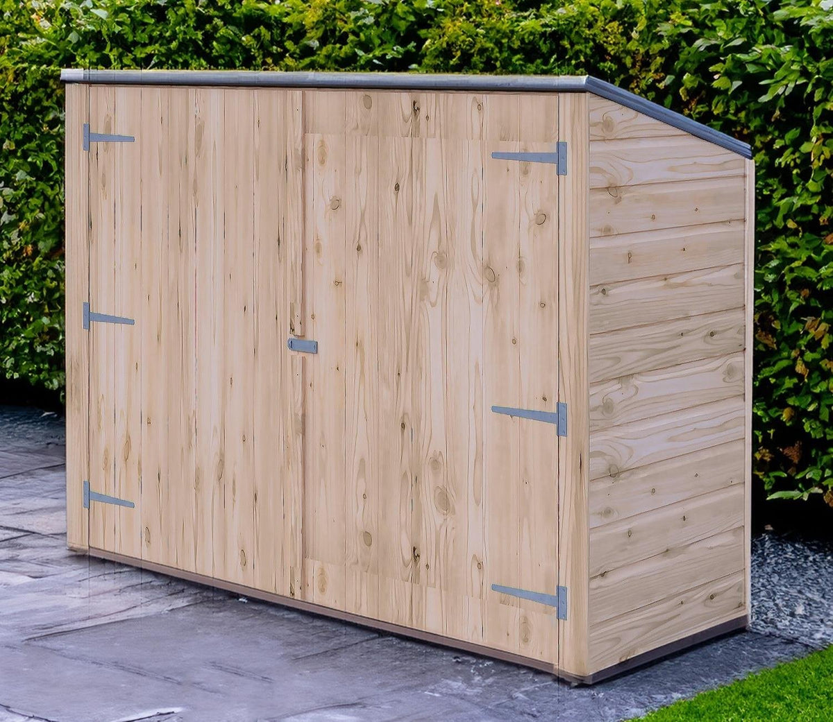 Shire Pent Wooden Bike Store 1.9m x 0.8m