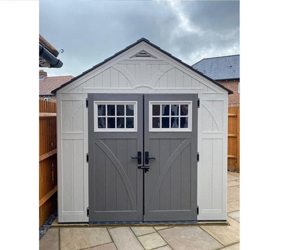 Suncast Tremont Plastic Shed 2.6m x 3.1m Vanilla