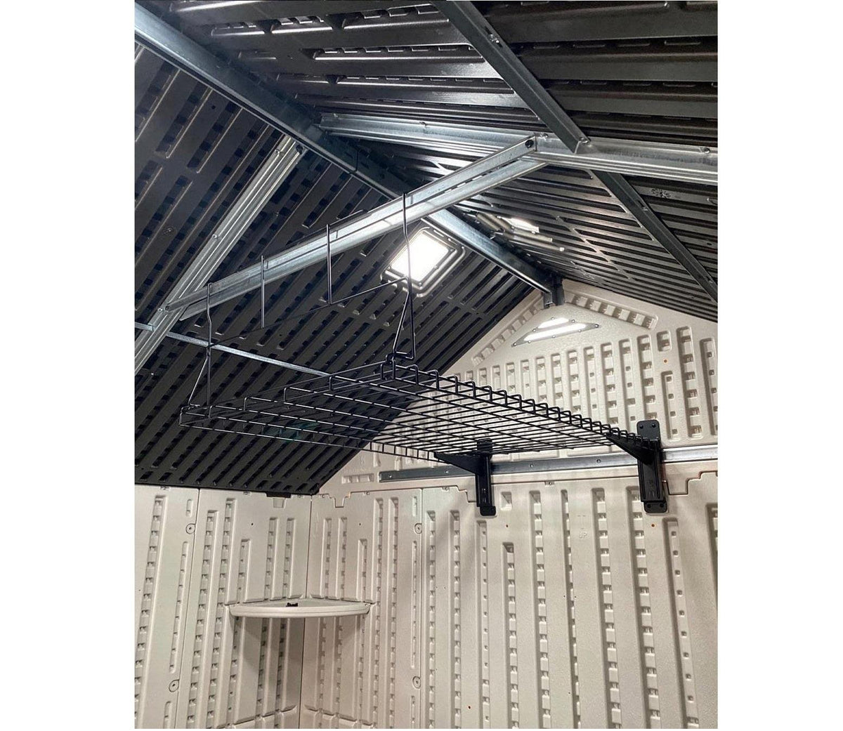 Suncast Tremont Plastic Shed 2.6m x 3.1m Vanilla