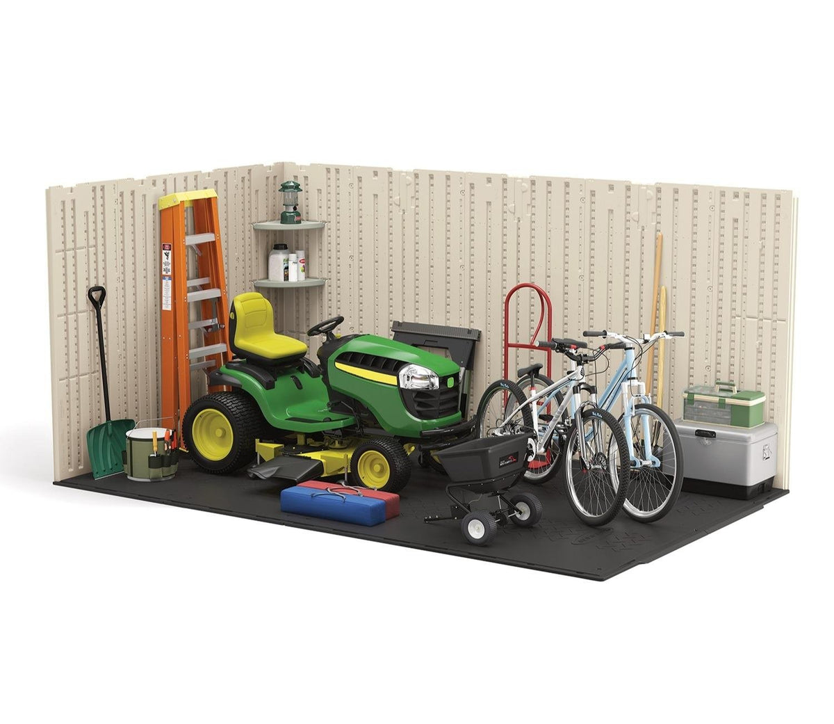 Suncast Tremont Plastic Shed 2.6m x 3.1m Vanilla