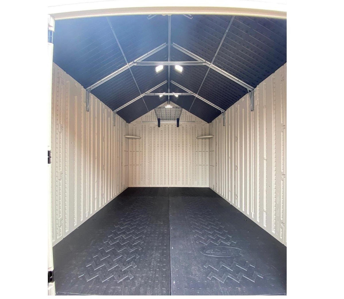 Suncast Tremont Plastic Shed 2.6m x 3.1m Vanilla