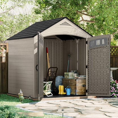 Suncast Vista Plastic Shed 2.1m x 2.1m